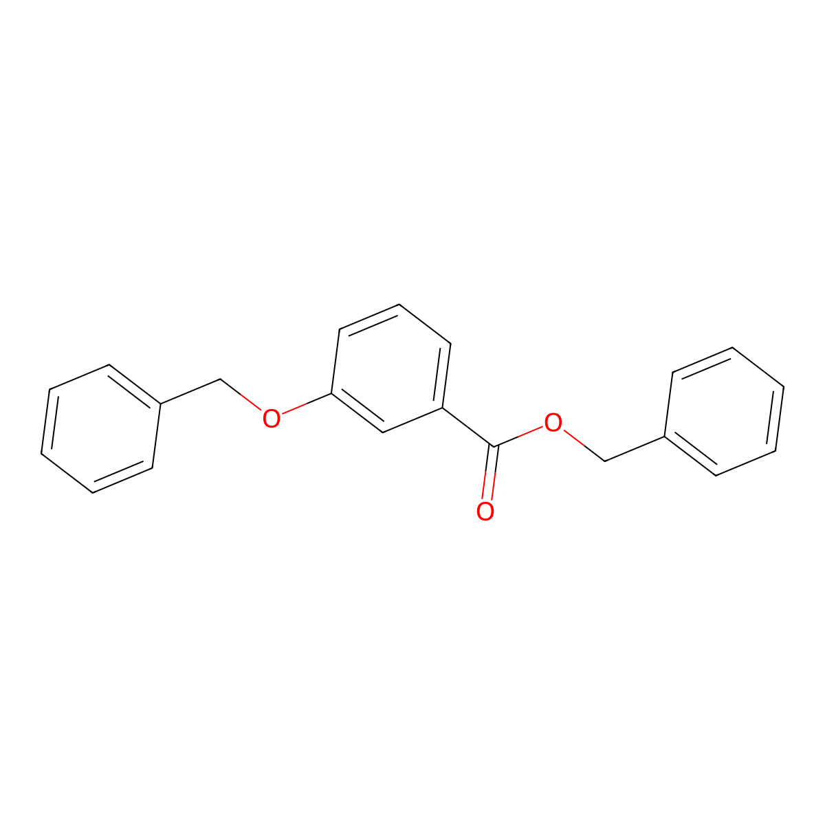 Benzyl 3-(benzyloxy)benzoate molecular structure, CAS 54396-39-3