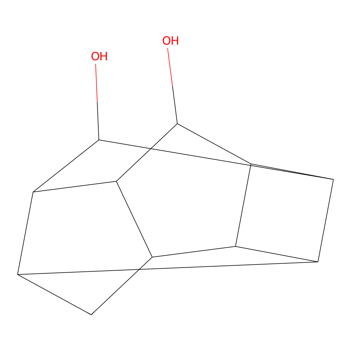 Pentacyclo[5.4.0.02,6.03,10.05,9]undecane-8,11-diol molecular structure, CAS 54397-80-7
