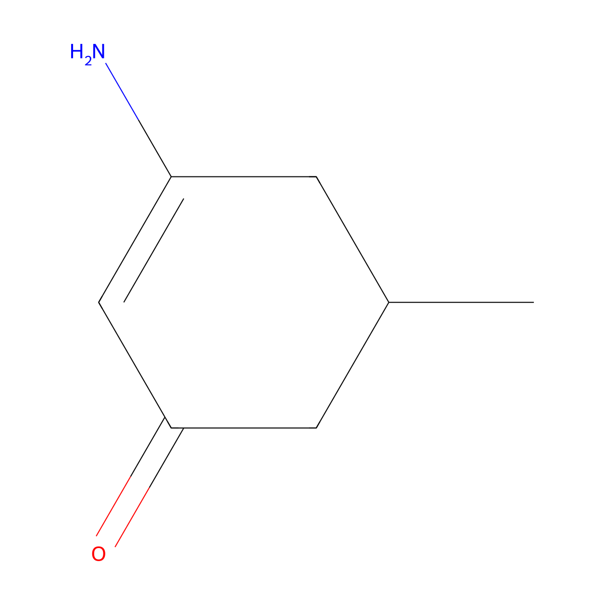3-Amino-5-methyl-2-cyclohexen-1-one molecular structure, CAS 54398-84-4