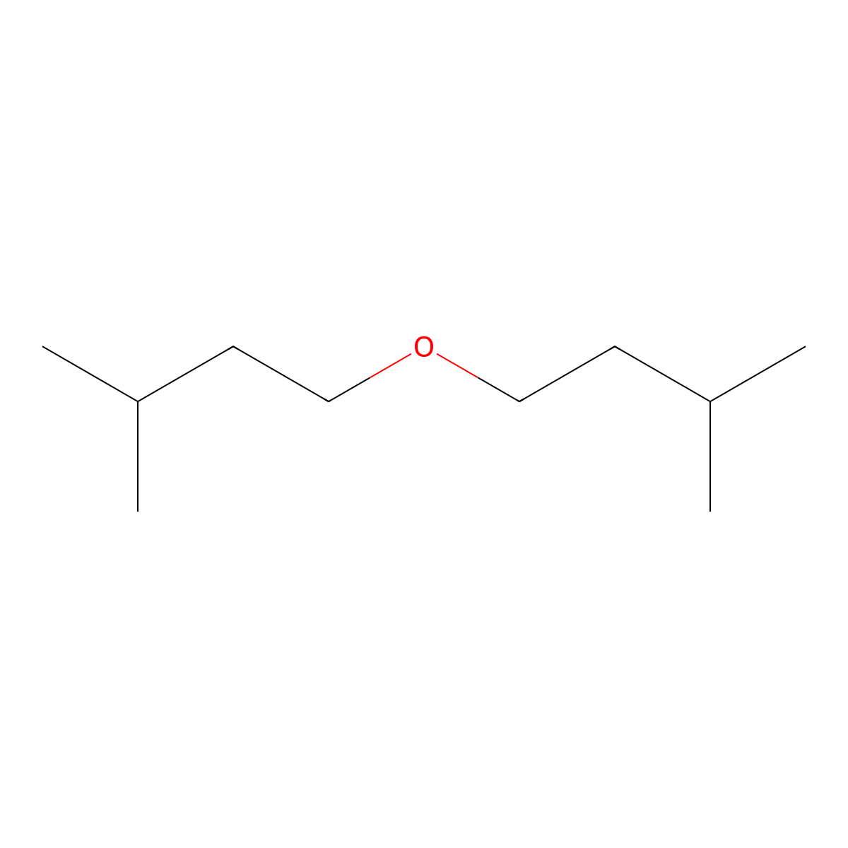 Diisopentyl ether molecular structure, CAS 544-01-4