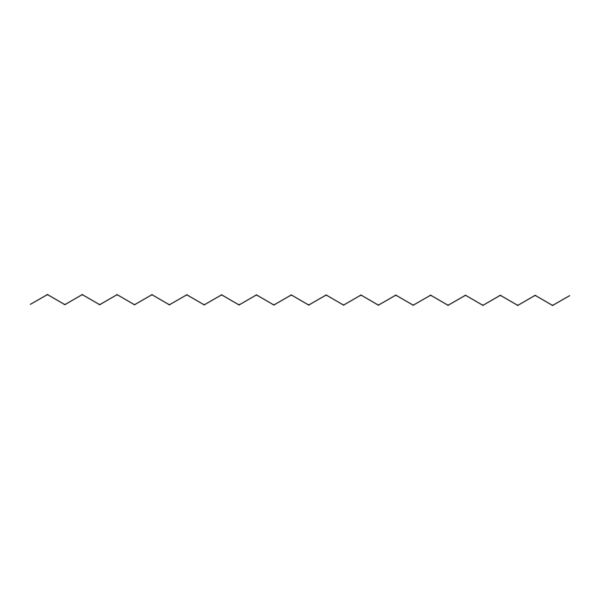 Dotriacontane molecular structure, CAS 544-85-4
