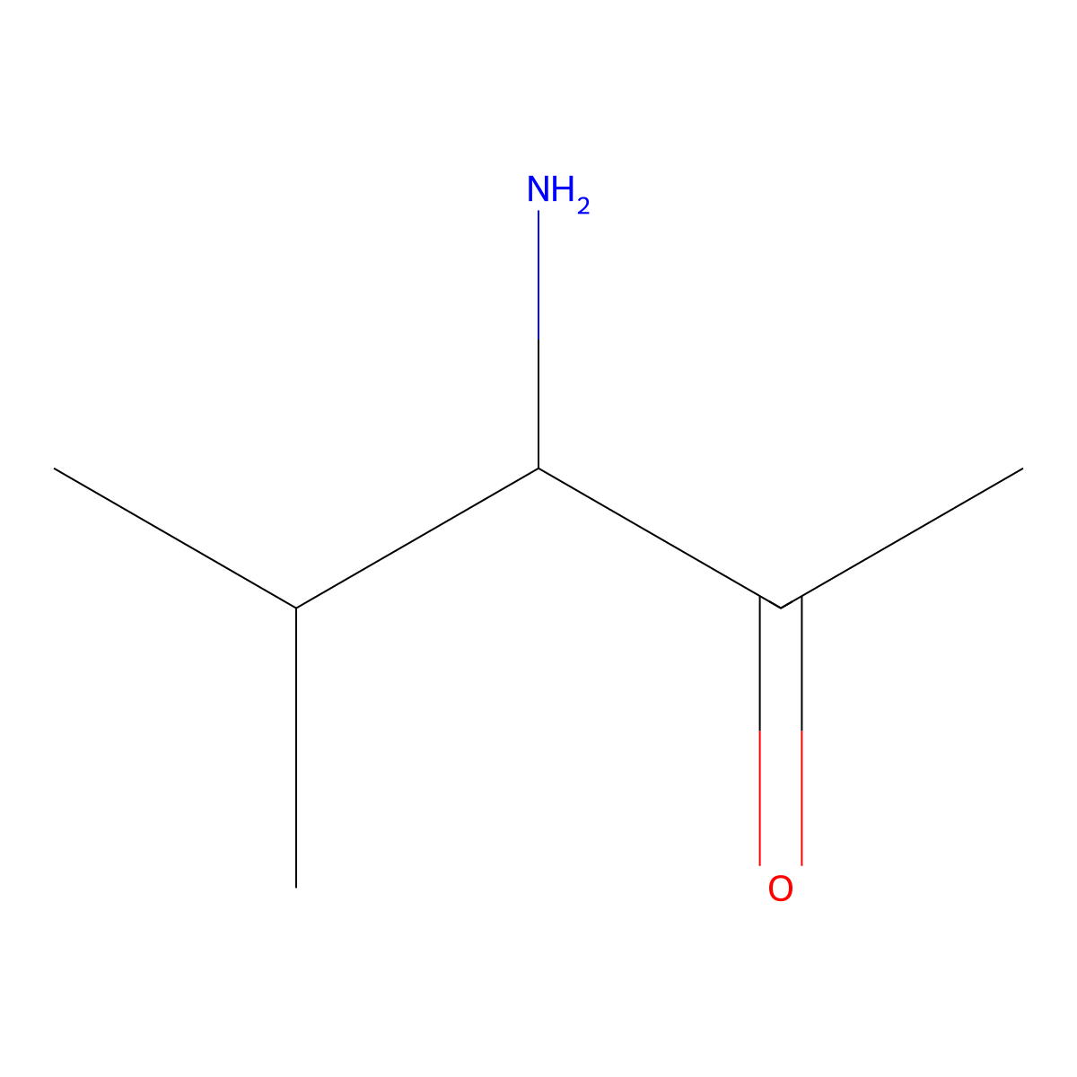 3-Amino-4-methylpentan-2-one molecular structure, CAS 5440-22-2