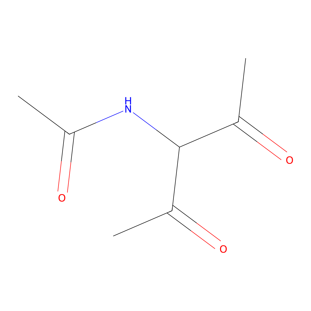 N-(2,4-Dioxopentan-3-yl)acetamide molecular structure, CAS 5440-23-3