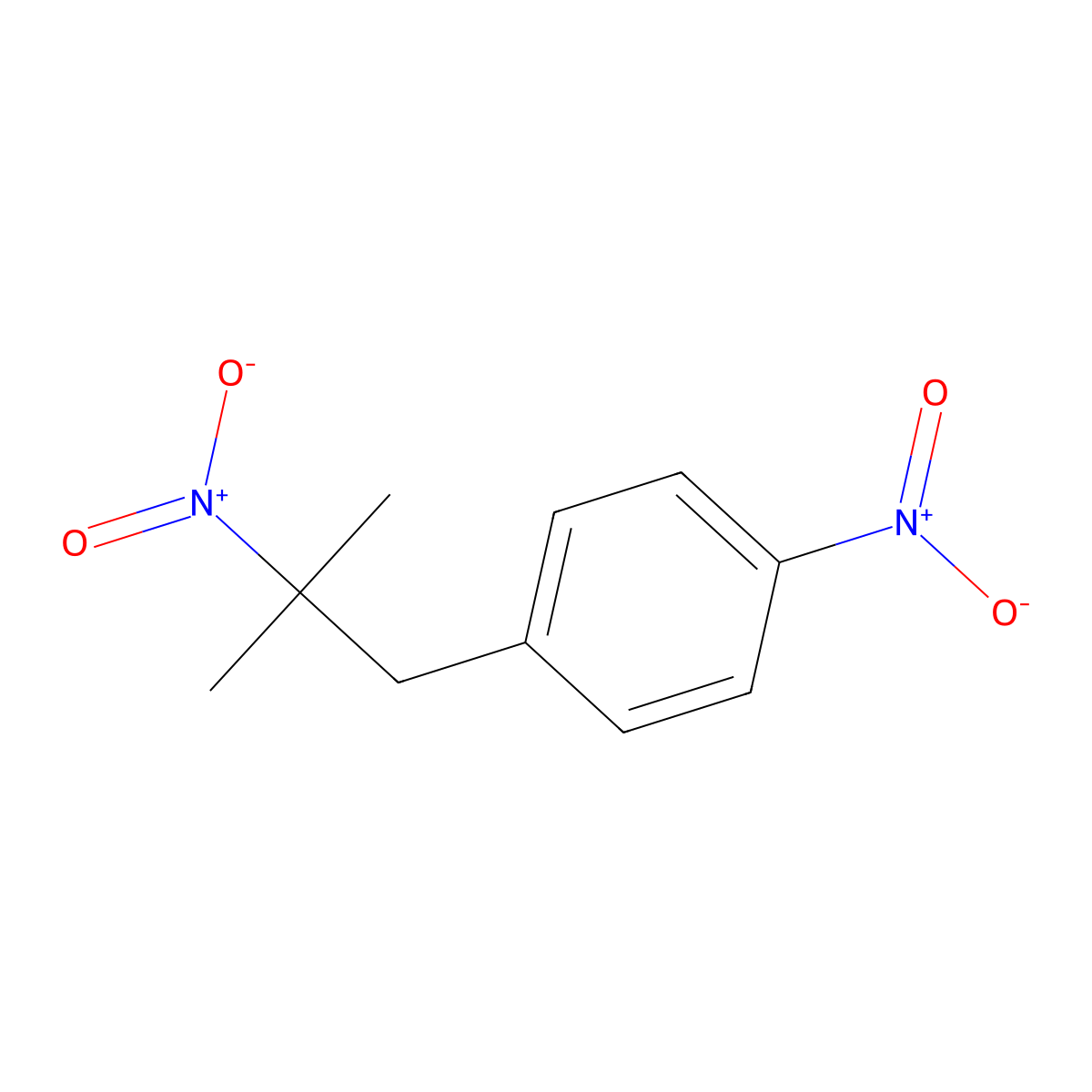 1-(2-Methyl-2-nitropropyl)-4-nitrobenzene molecular structure, CAS 5440-67-5