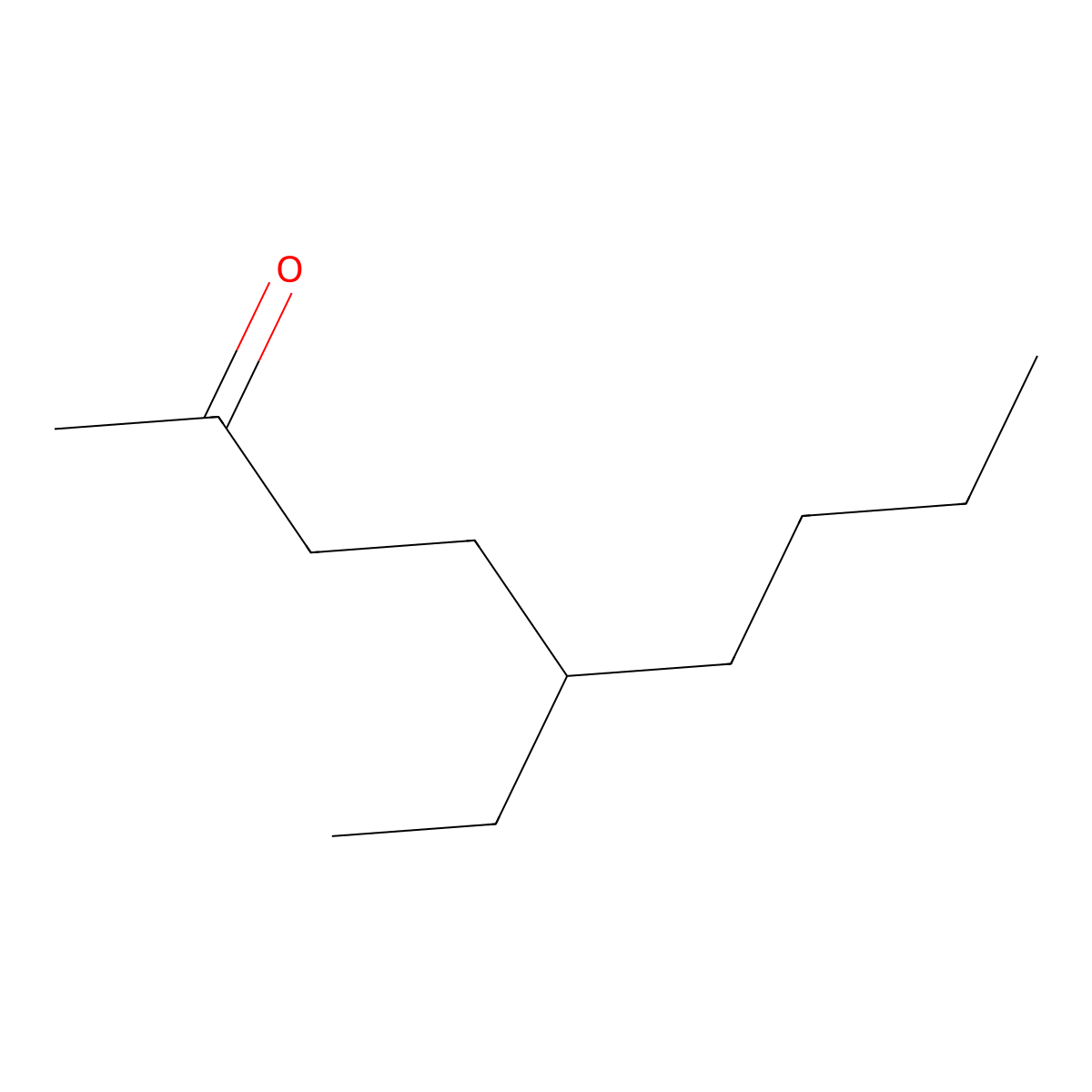 2-Nonanone, 5-ethyl- molecular structure, CAS 5440-89-1