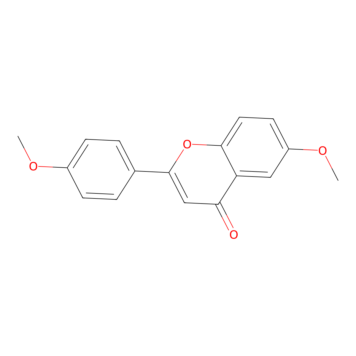 6,4'-Dimethoxyflavone molecular structure, CAS 54401-47-7