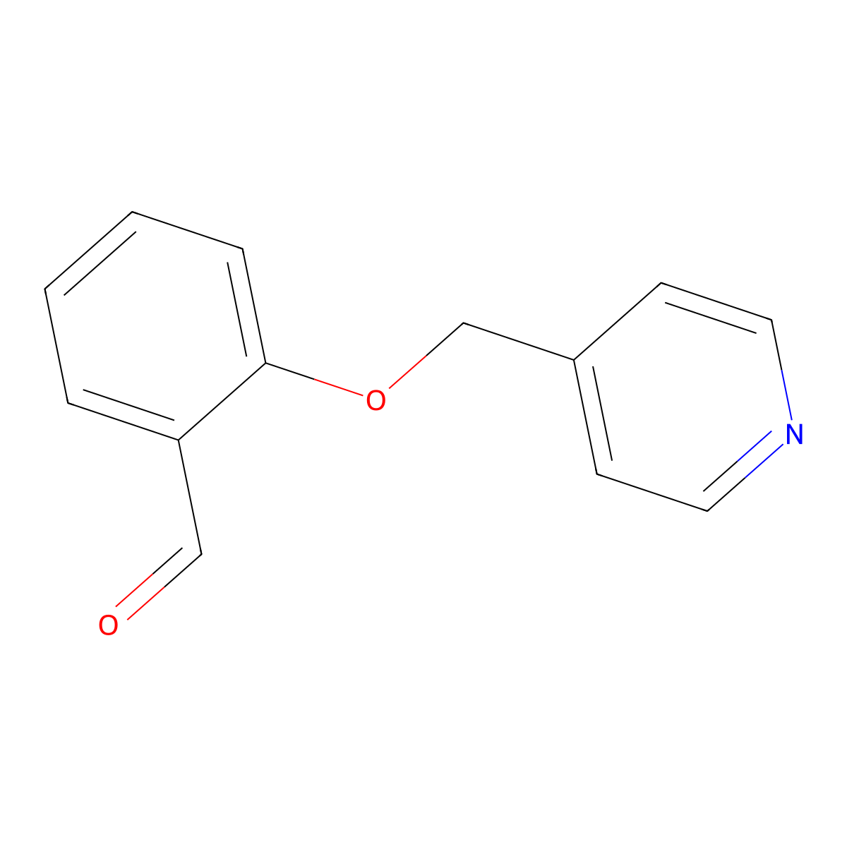 2-(Pyridin-4-ylmethoxy)benzaldehyde molecular structure, CAS 54402-13-0