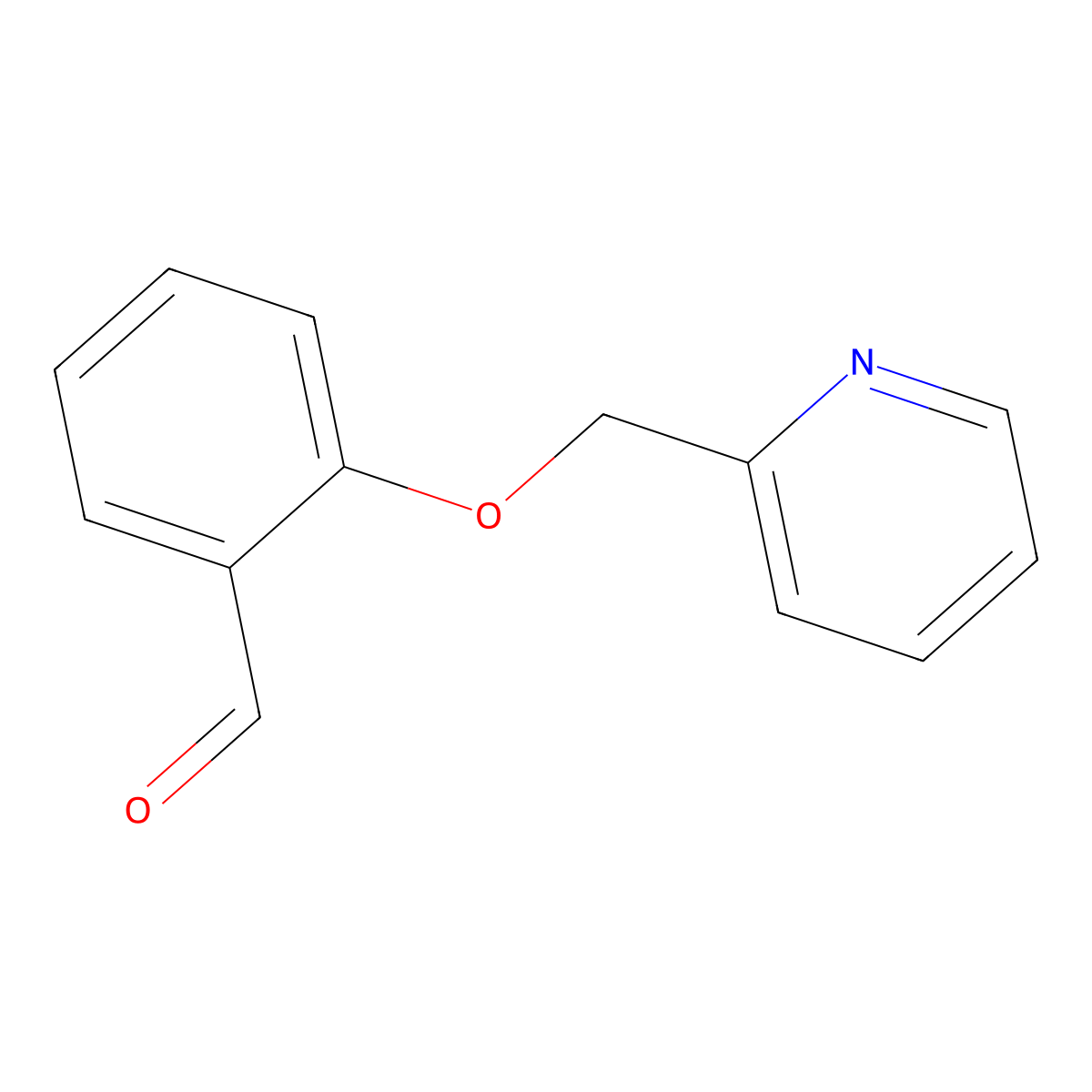 2-(Pyridin-2-ylmethoxy)benzaldehyde molecular structure, CAS 54402-61-8