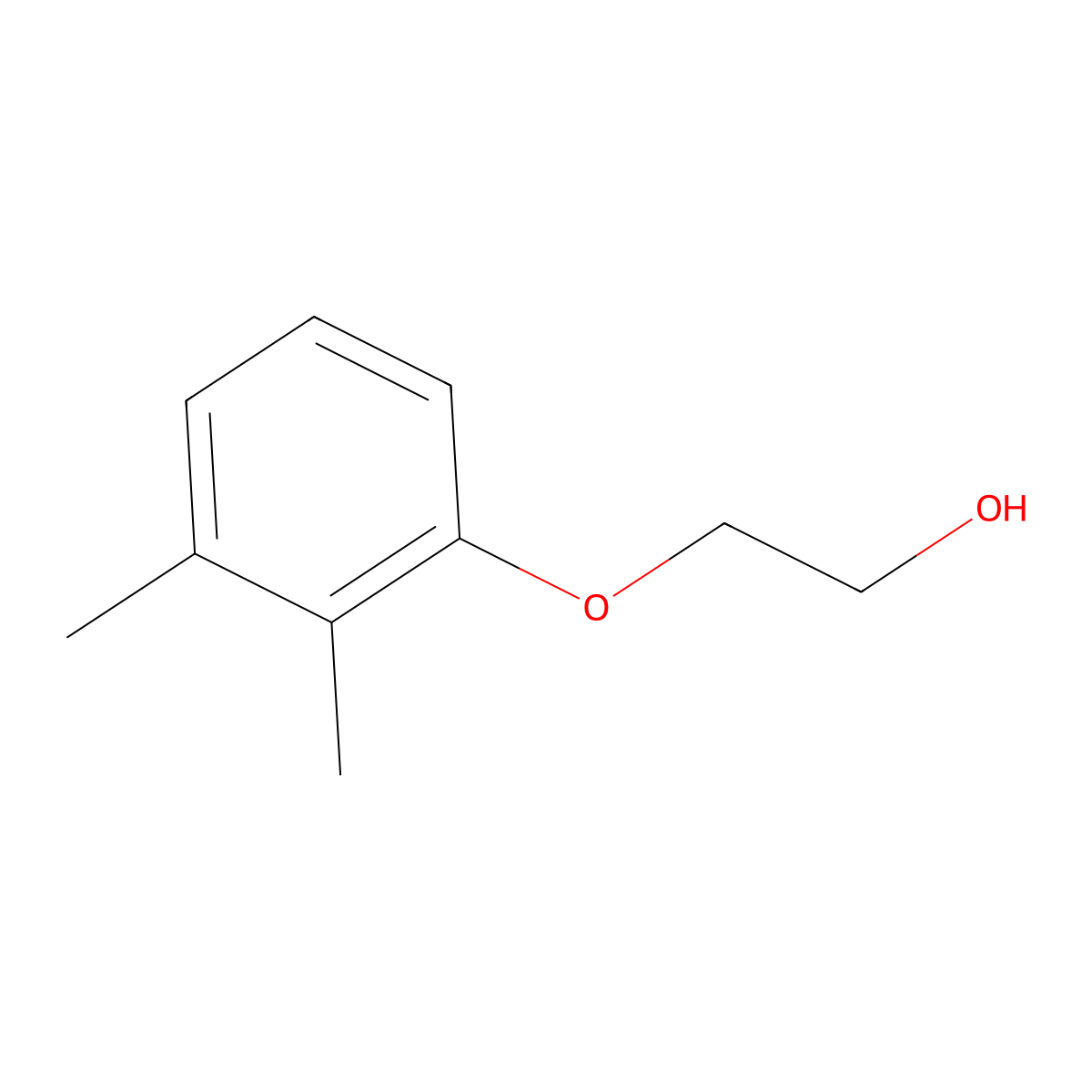 2-(2,3-Dimethylphenoxy)ethanol molecular structure, CAS 54411-20-0