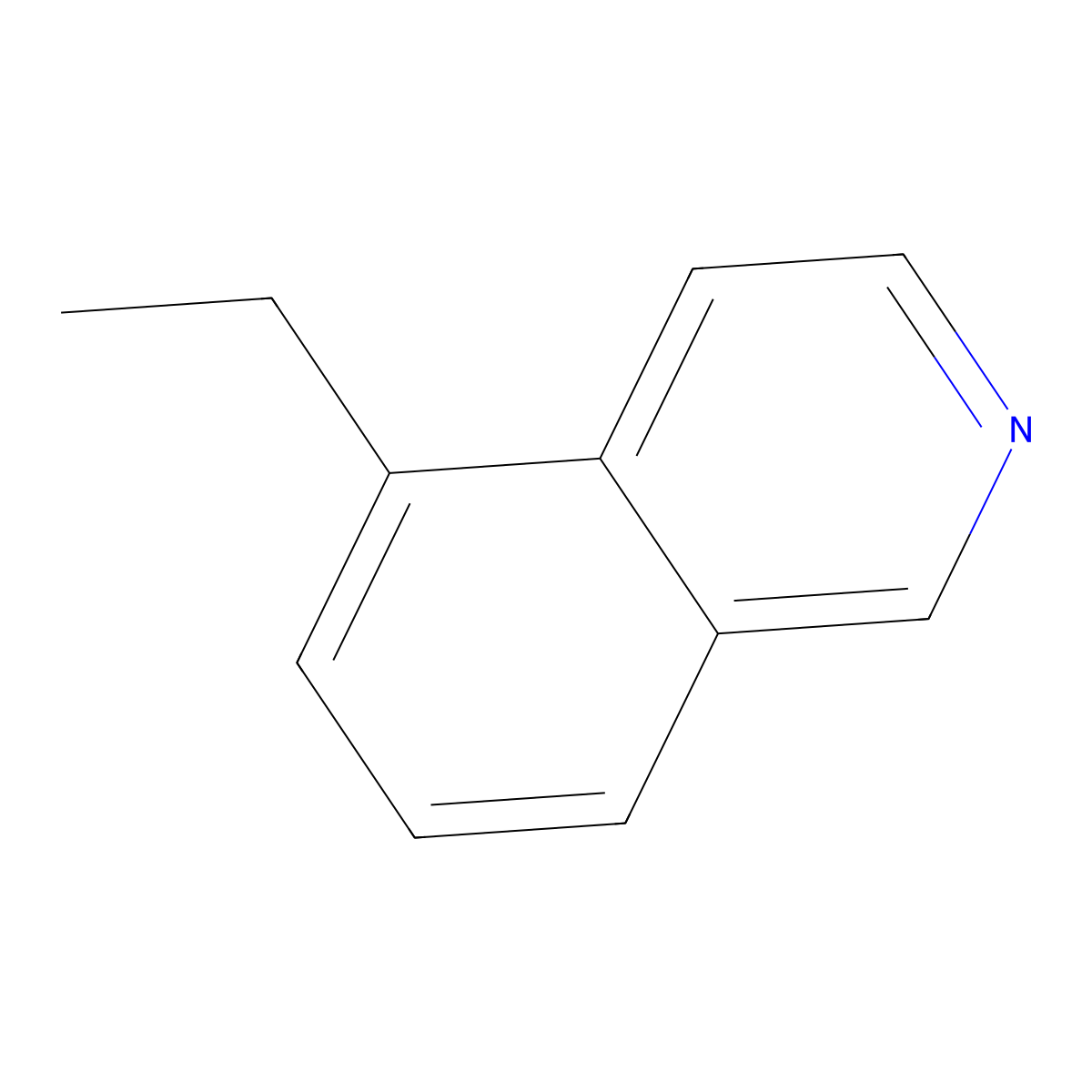 5-Ethylisoquinoline molecular structure, CAS 54415-46-2