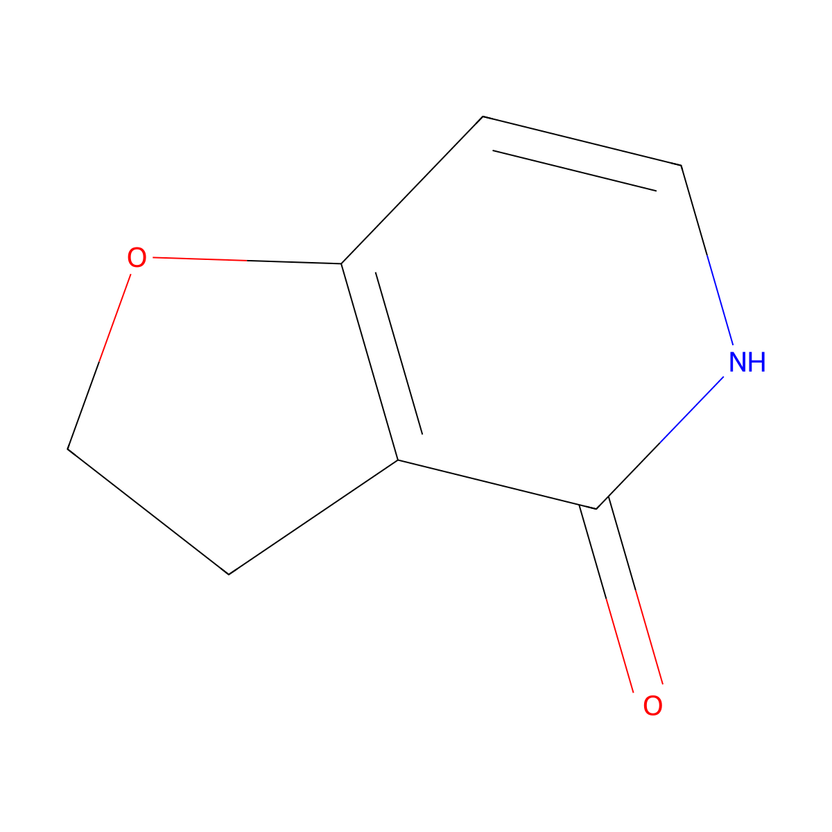 3,5-Dihydrofuro(3,2-c)pyridin-4(2H)-one molecular structure, CAS 54415-78-0