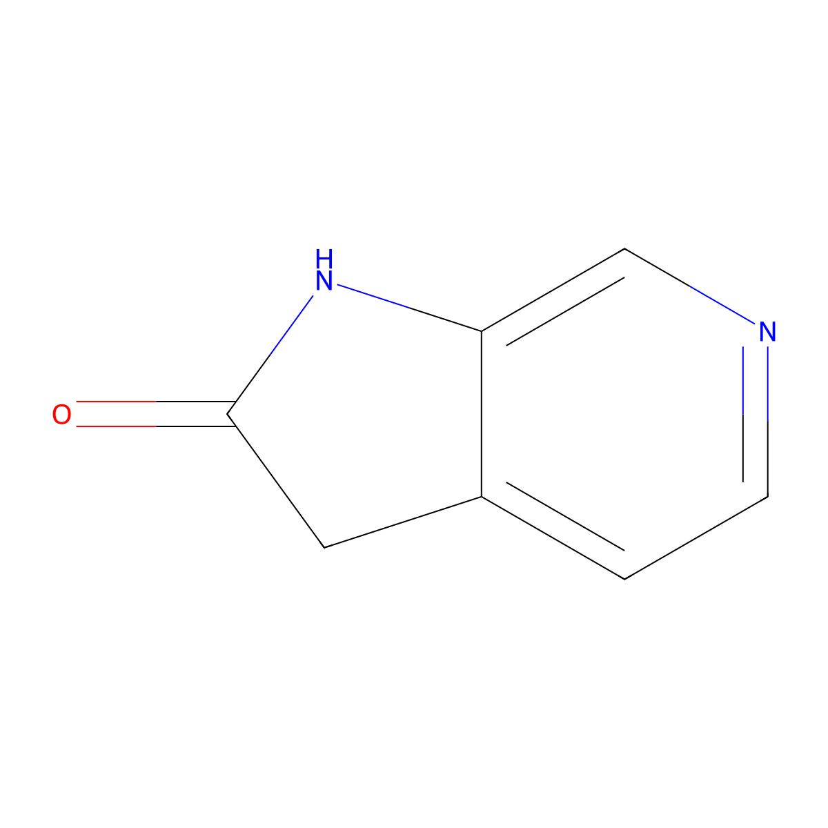 1H-Pyrrolo[2,3-C]pyridin-2(3H)-one molecular structure, CAS 54415-85-9