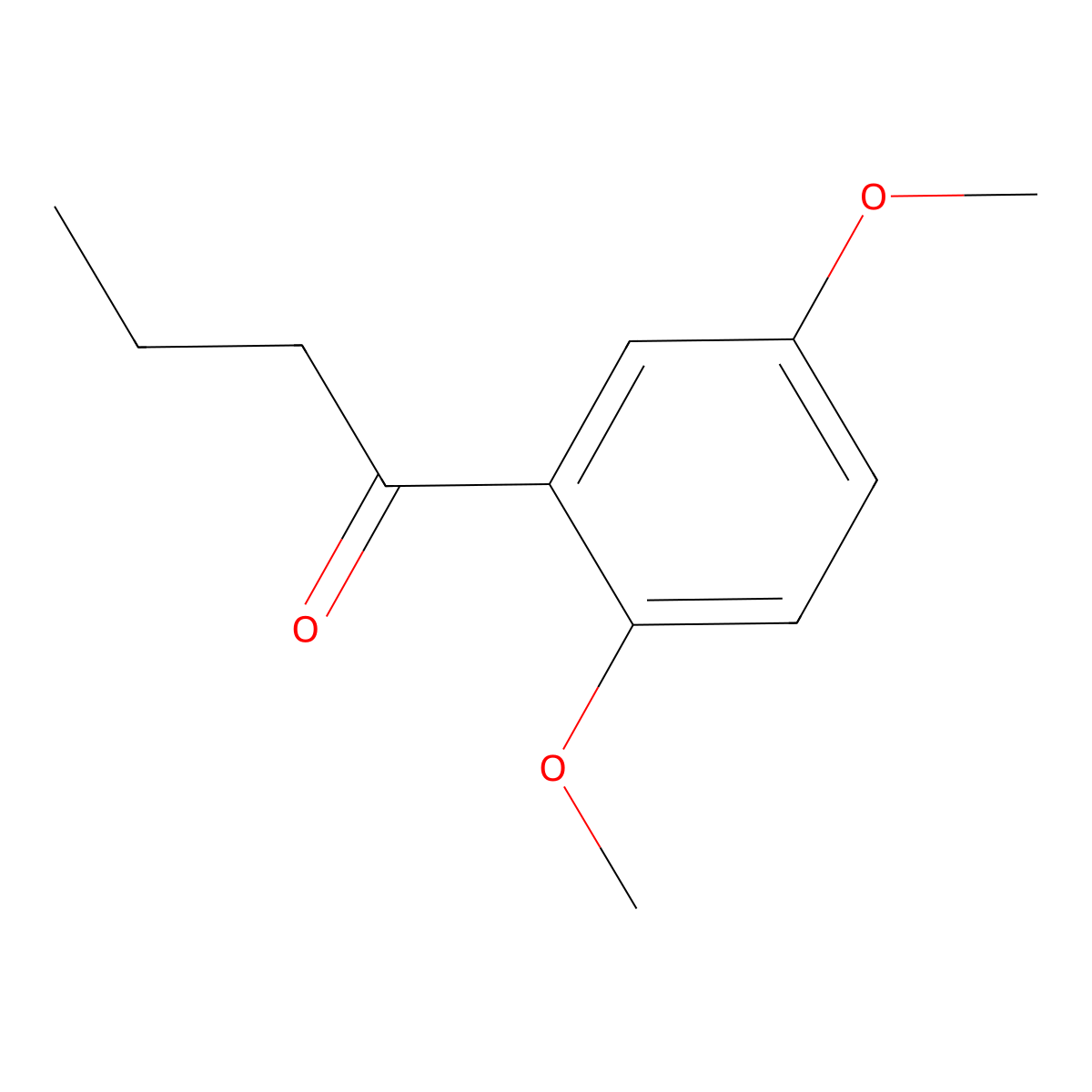 1-(2,5-Dimethoxyphenyl)butan-1-one molecular structure, CAS 54419-64-6
