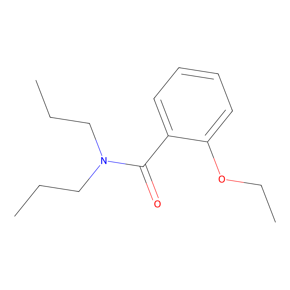 2-Ethoxy-n,n-dipropylbenzamide molecular structure, CAS 5442-04-6