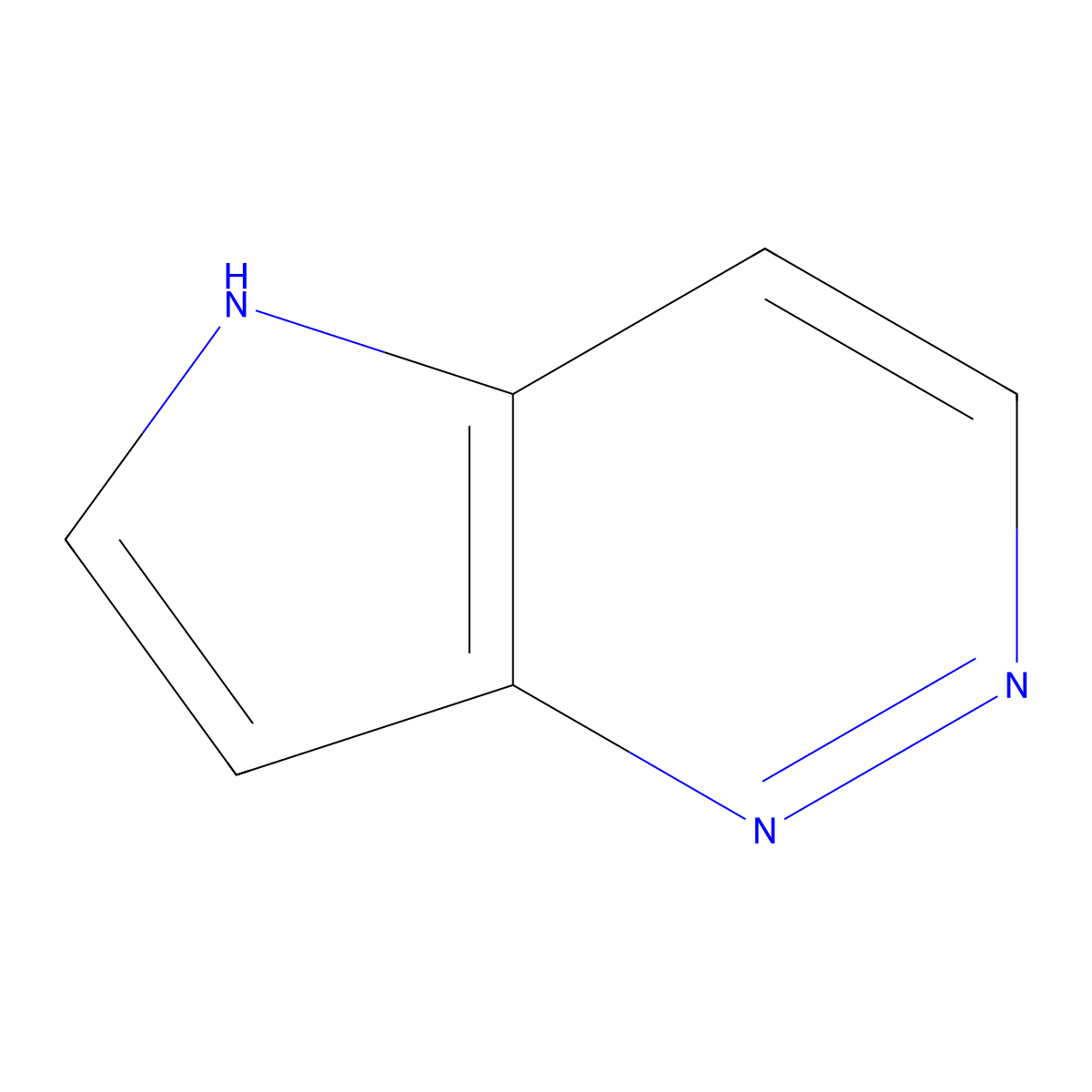 5H-pyrrolo[3,2-c]pyridazine molecular structure, CAS 54420-55-2