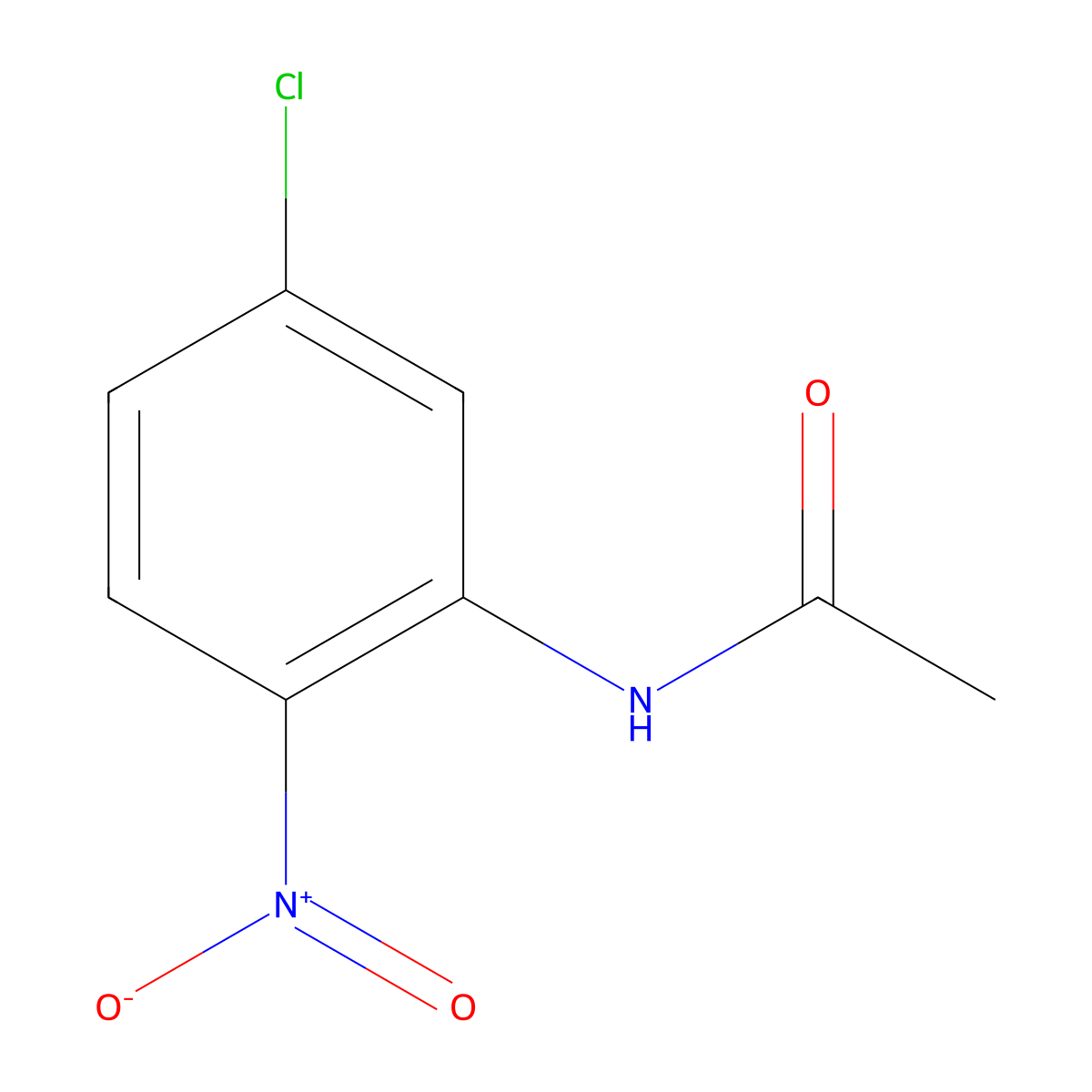 n-(5-Chloro-2-nitrophenyl)acetamide molecular structure, CAS 5443-33-4