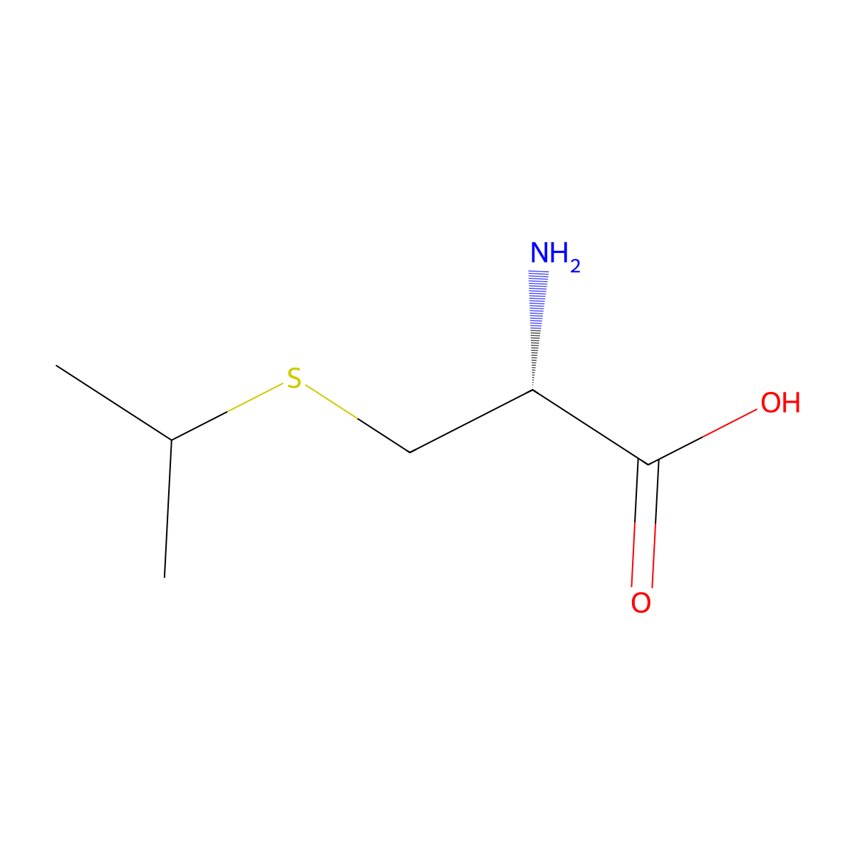 S-Isopropyl-L-cysteine molecular structure, CAS 5443-40-3