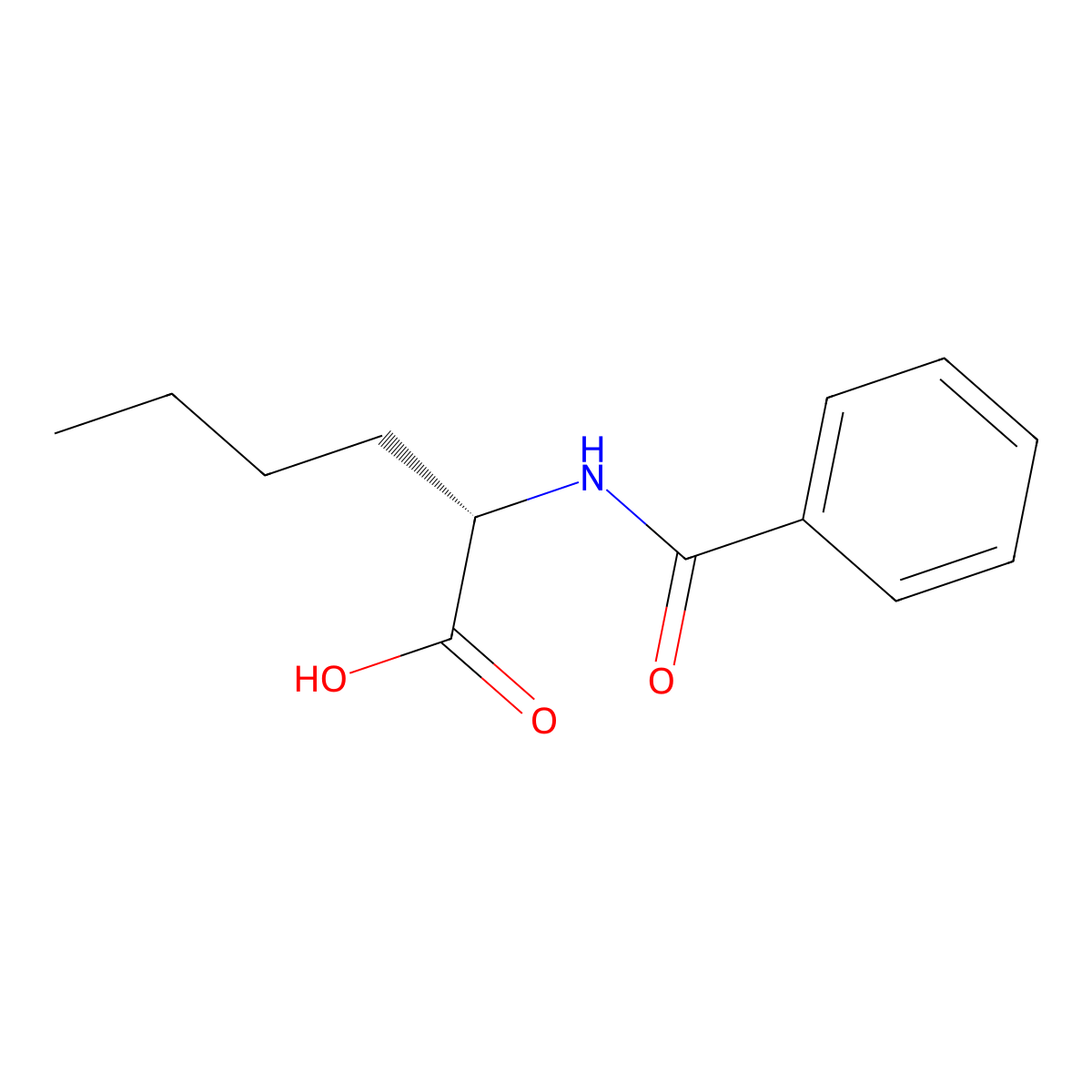 BZ-Nle-OH molecular structure, CAS 54430-46-5