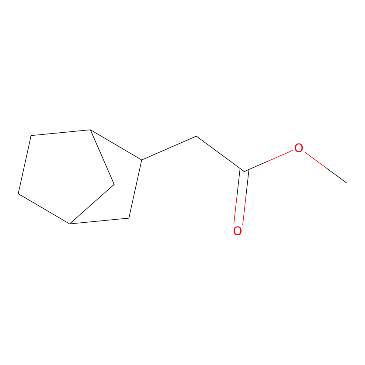 Methyl 2-{bicyclo[2.2.1]heptan-2-yl}acetate molecular structure, CAS 54441-24-6