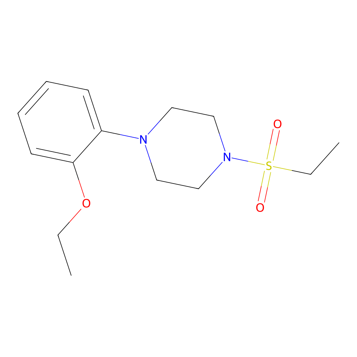 1-(2-Ethoxyphenyl)-4-(ethylsulfonyl)piperazine molecular structure, CAS 544428-73-1
