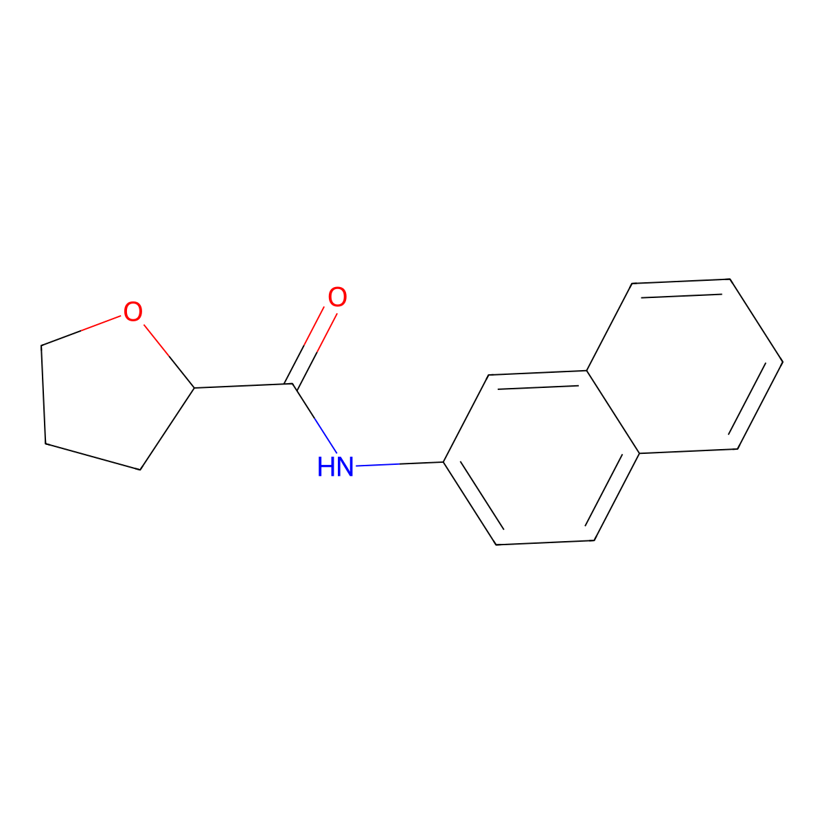 N-(2-naphthyl)tetrahydro-2-furancarboxamide molecular structure, CAS 544453-64-7