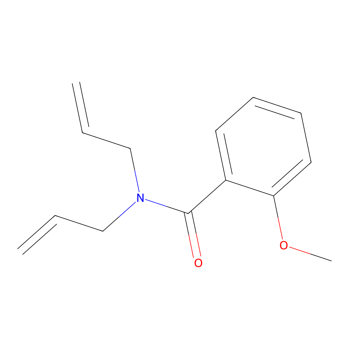 N,N-diallyl-2-methoxybenzamide molecular structure, CAS 544456-28-2