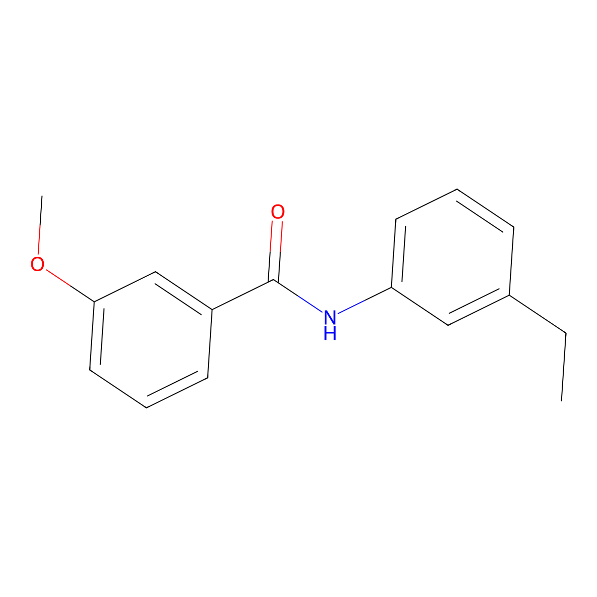 N-(3-ethylphenyl)-3-methoxybenzamide molecular structure, CAS 544457-47-8