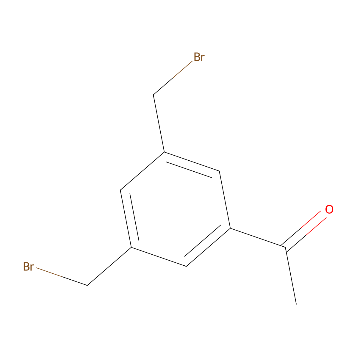 1-[3,5-Bis(bromomethyl)phenyl]-ethanone molecular structure, CAS 544467-01-8