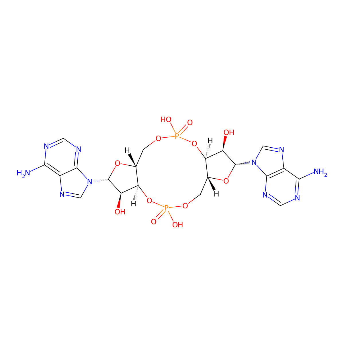 Cyclic di-AMP molecular structure, CAS 54447-84-6