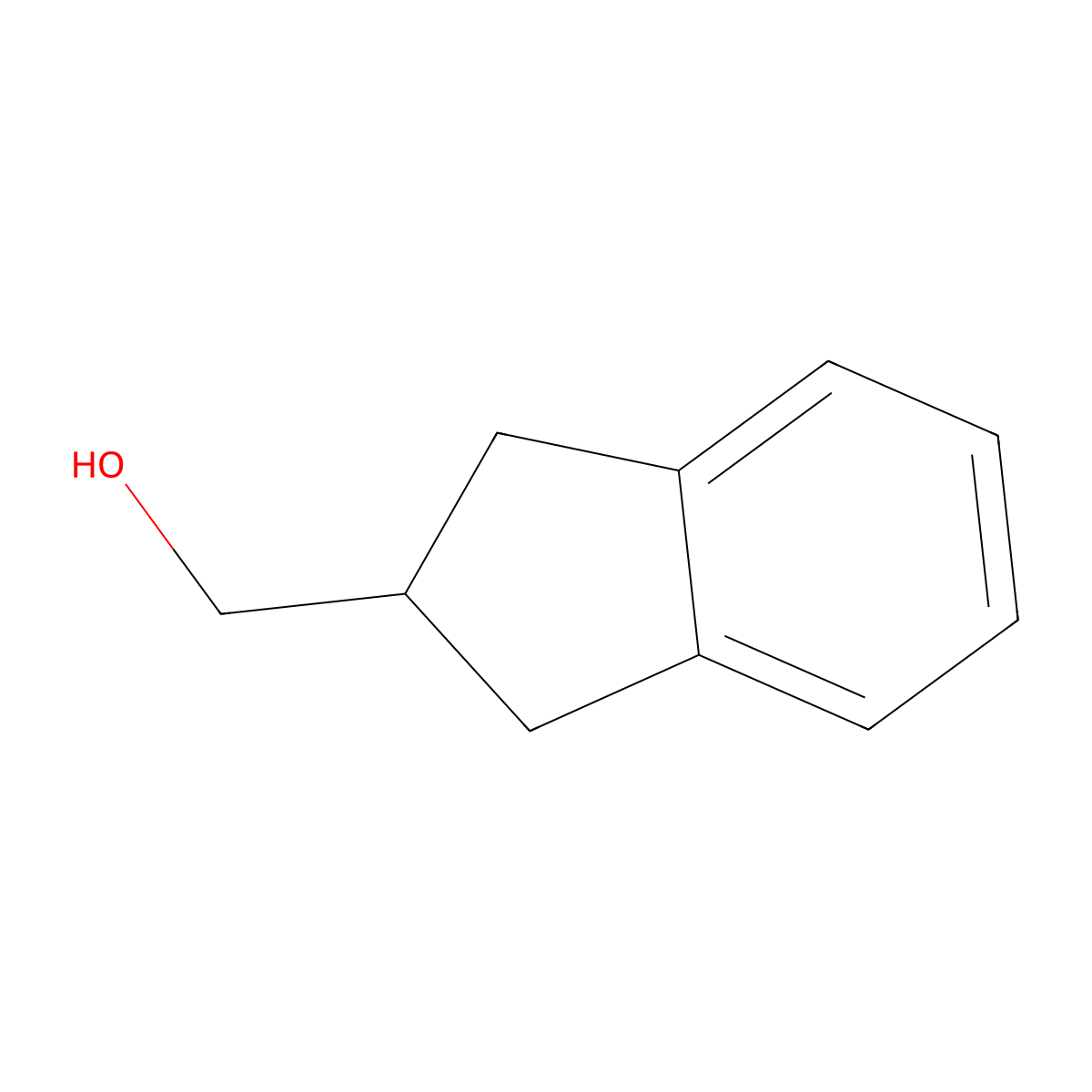 2-Indanmethanol molecular structure, CAS 5445-45-4