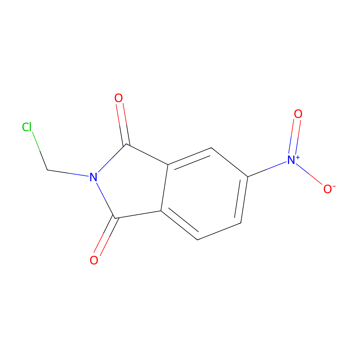 N-Chloromethyl-4-nitrophthalimide [for HPLC Labeling] molecular structure, CAS 54455-34-4