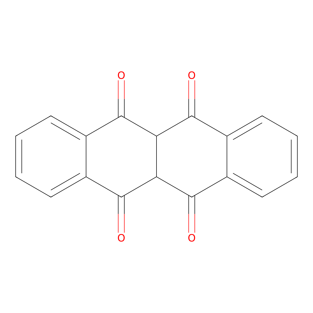 5a,11a-Dihydrotetracene-5,6,11,12-tetrone molecular structure, CAS 5446-67-3