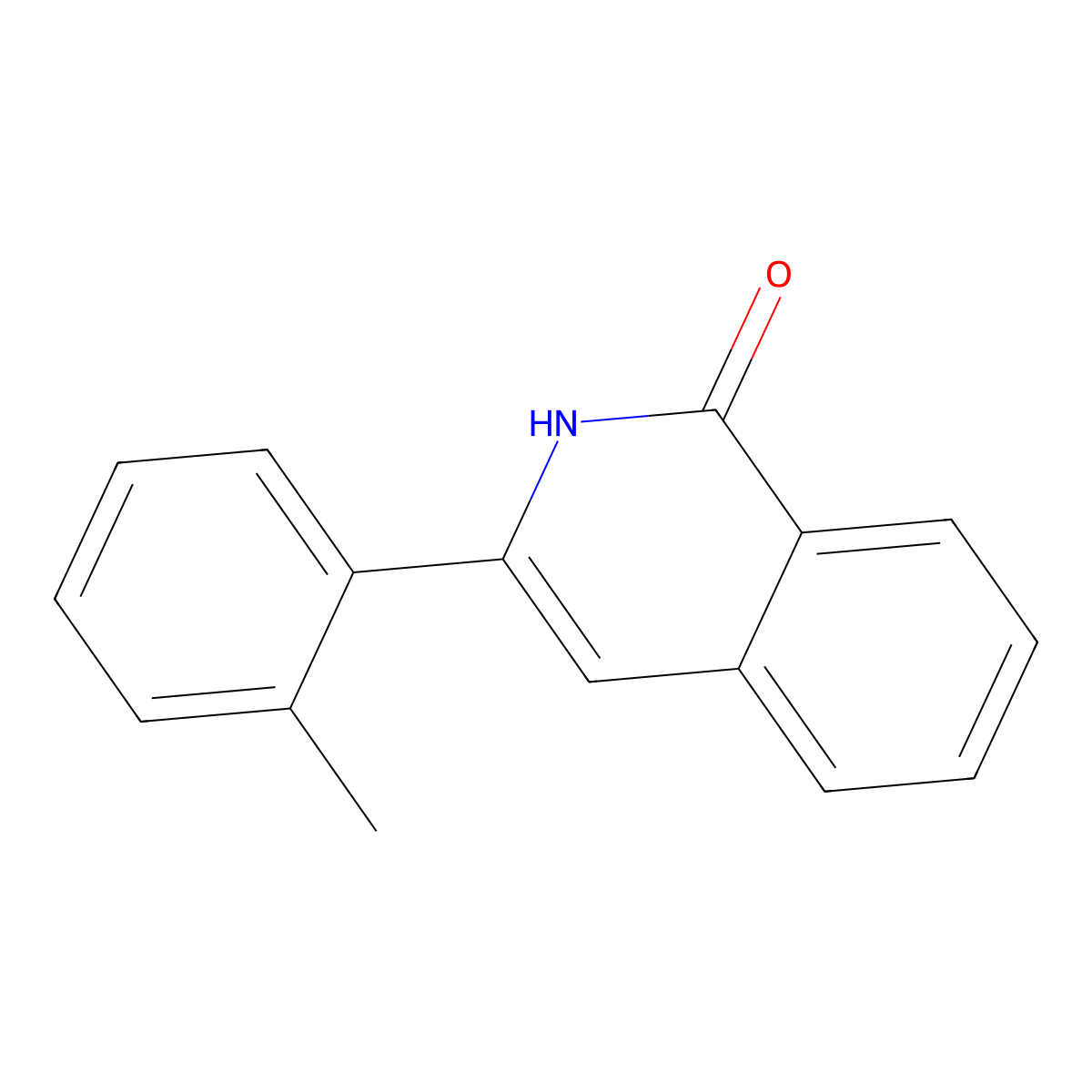 3-o-Tolylisoquinolin-1(2H)-one molecular structure, CAS 54463-74-0