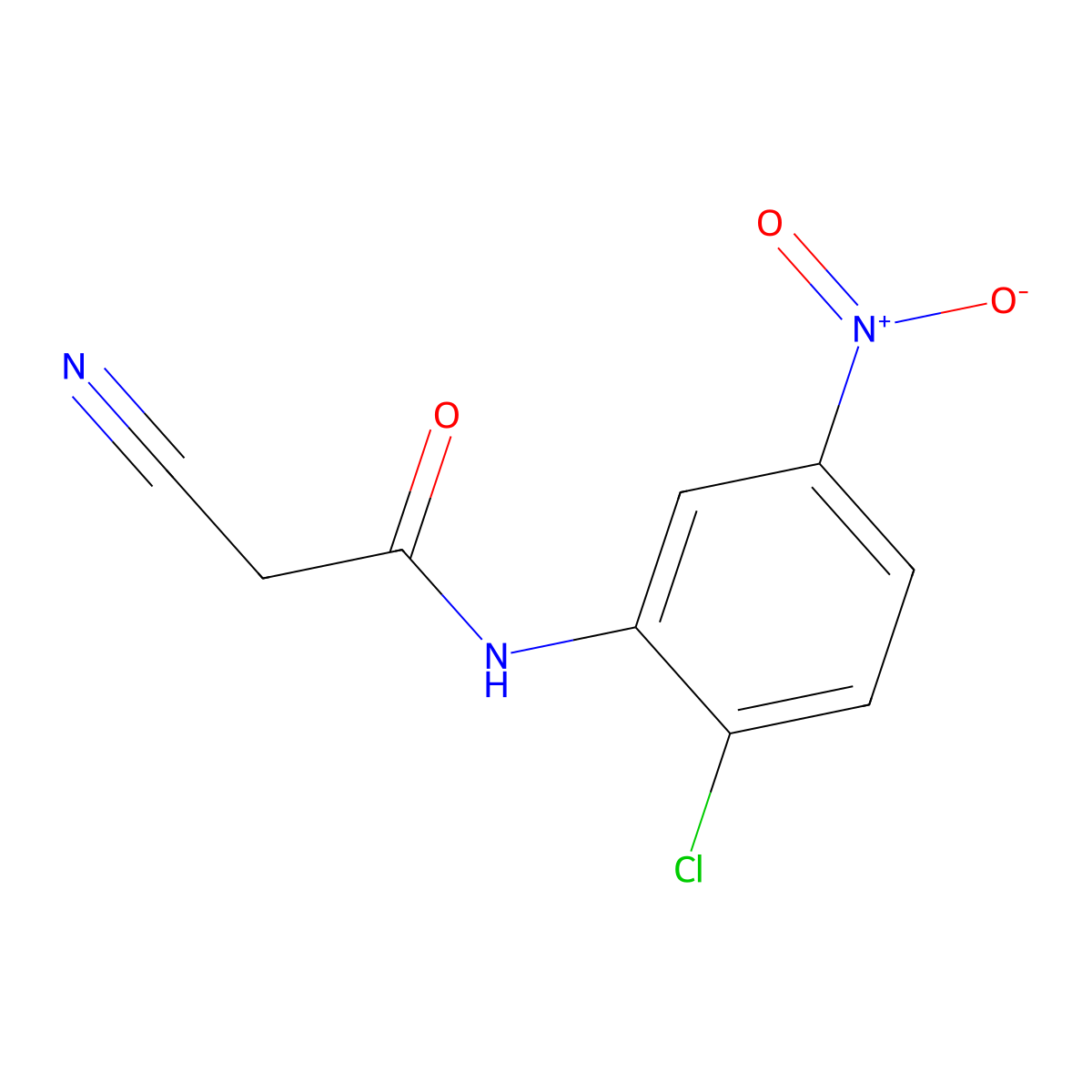 N-(2-chloro-5-nitrophenyl)-2-cyanoacetamide molecular structure, CAS 544669-15-0