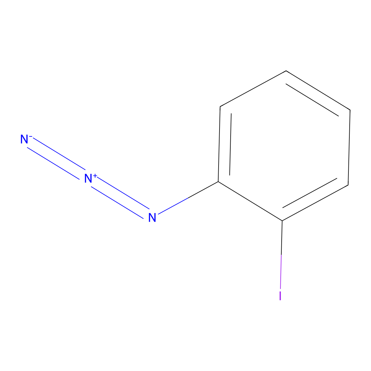 1-Azido-2-iodobenzene molecular structure, CAS 54467-95-7