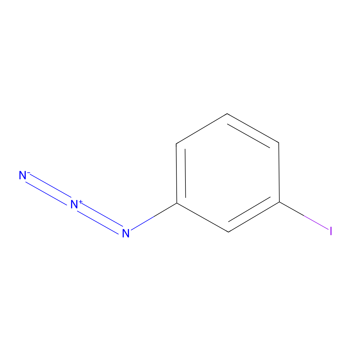 1-Azido-3-iodobenzene molecular structure, CAS 54467-96-8