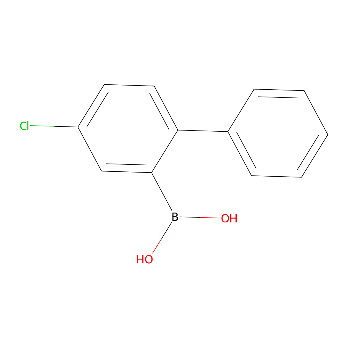 (5-Chloro-2-phenylphenyl)boronic acid molecular structure, CAS 544678-60-6