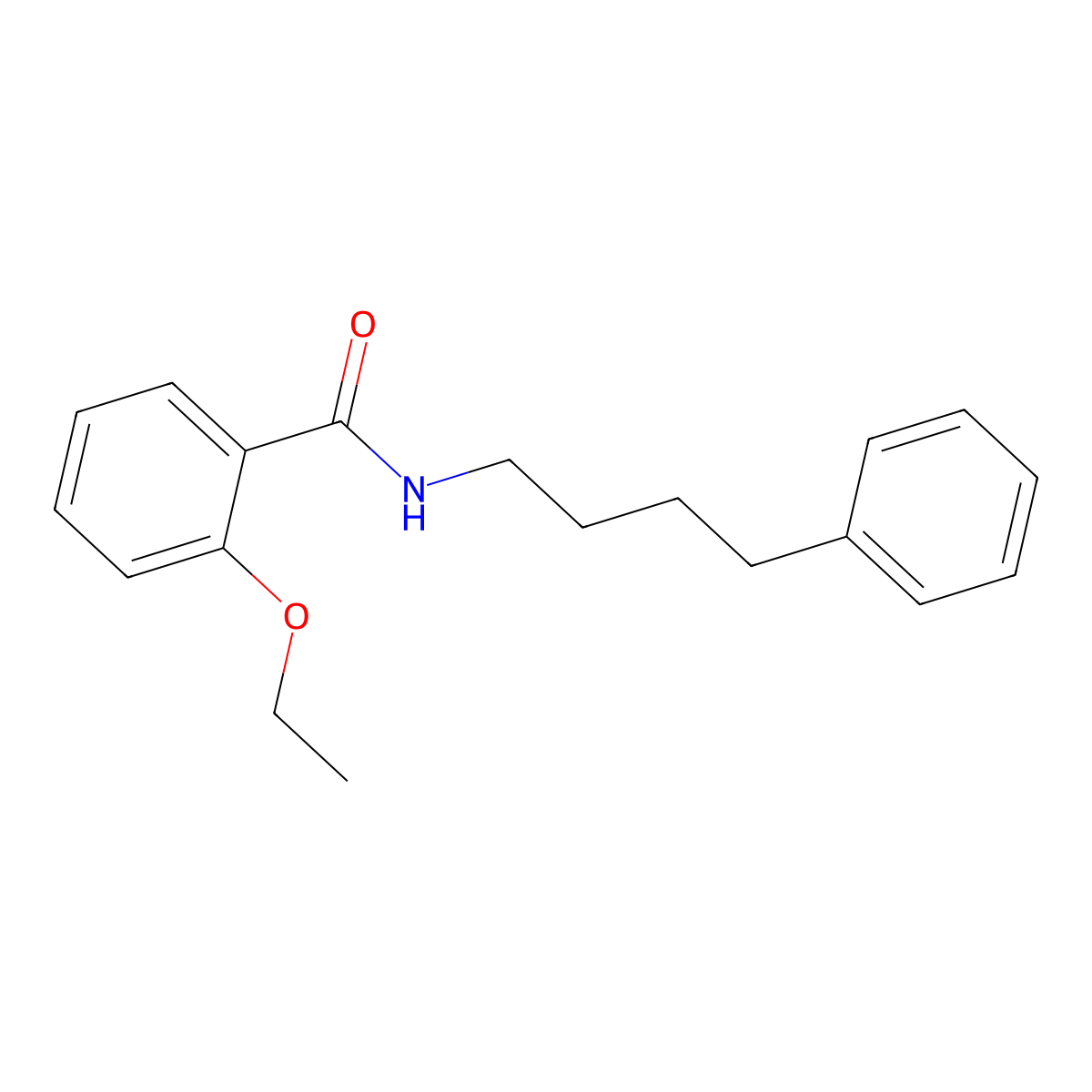 2-ethoxy-N-(4-phenylbutyl)benzamide molecular structure, CAS 544681-46-1