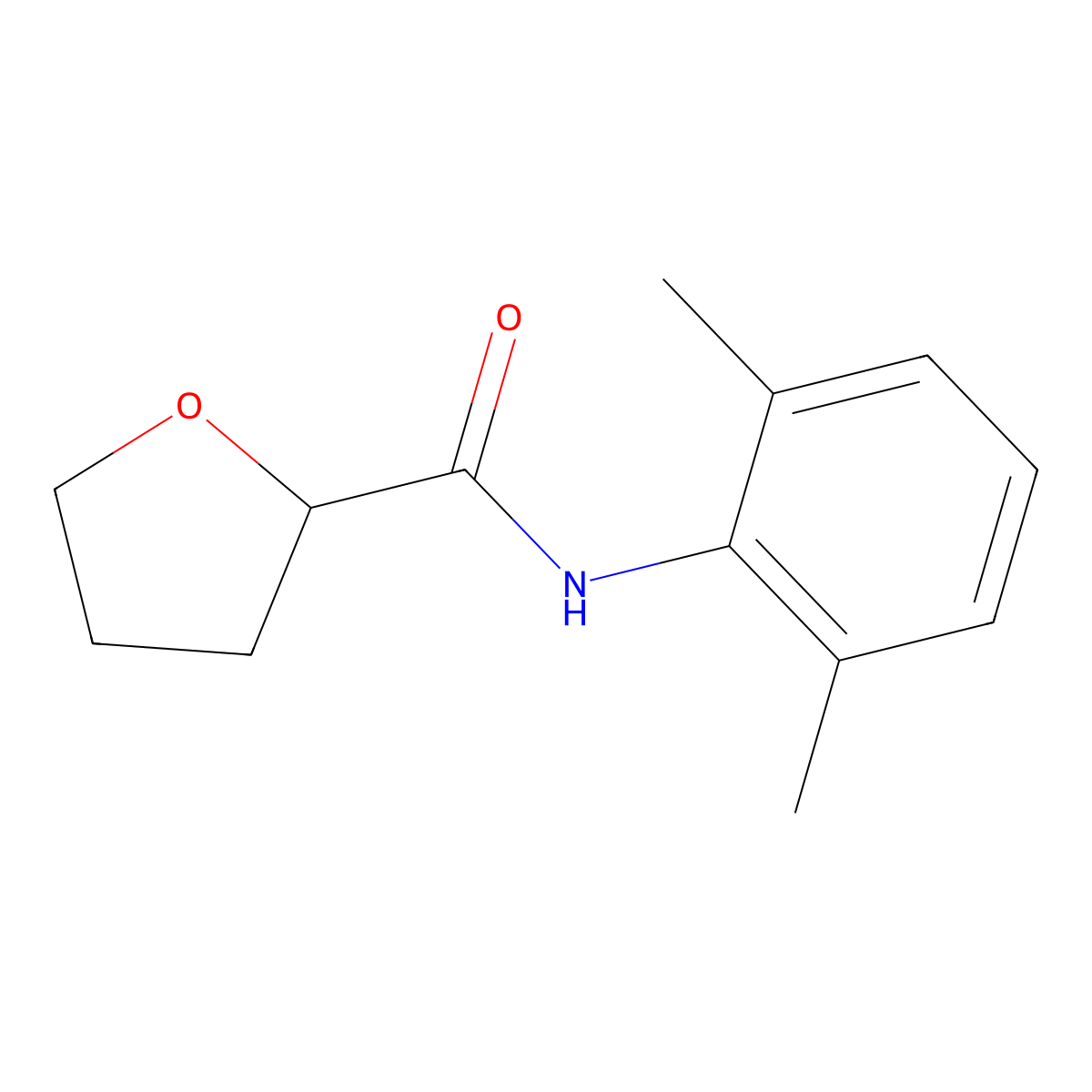 N-(2,6-dimethylphenyl)oxolane-2-carboxamide molecular structure, CAS 544688-42-8