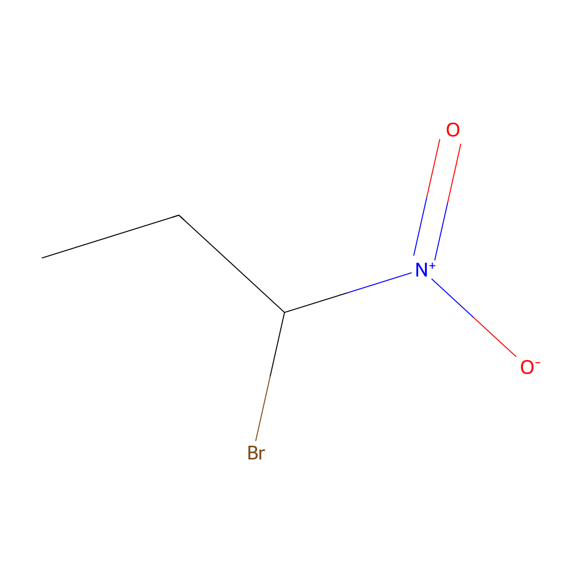 1-Bromo-1-nitropropane molecular structure, CAS 5447-96-1