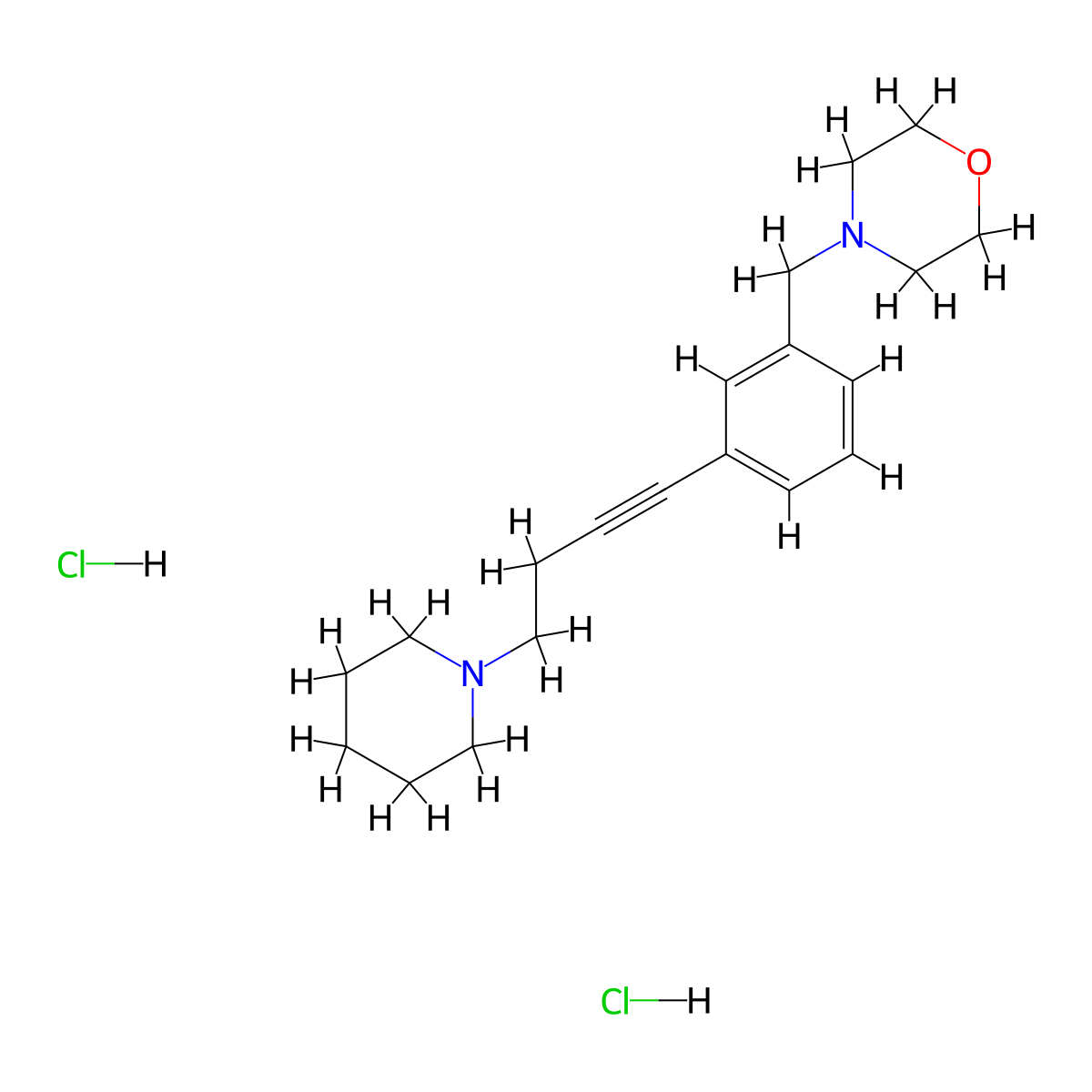 Jnj 10181457 dihydrochloride molecular structure, CAS 544707-20-2