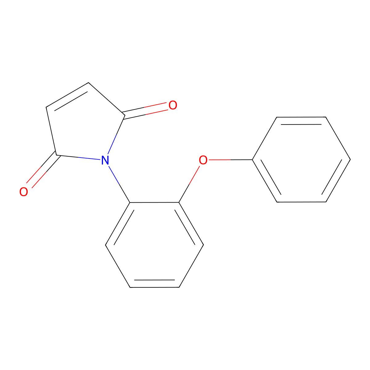 1-(2-Phenoxyphenyl)-1H-pyrrole-2,5-dione molecular structure, CAS 544707-98-4