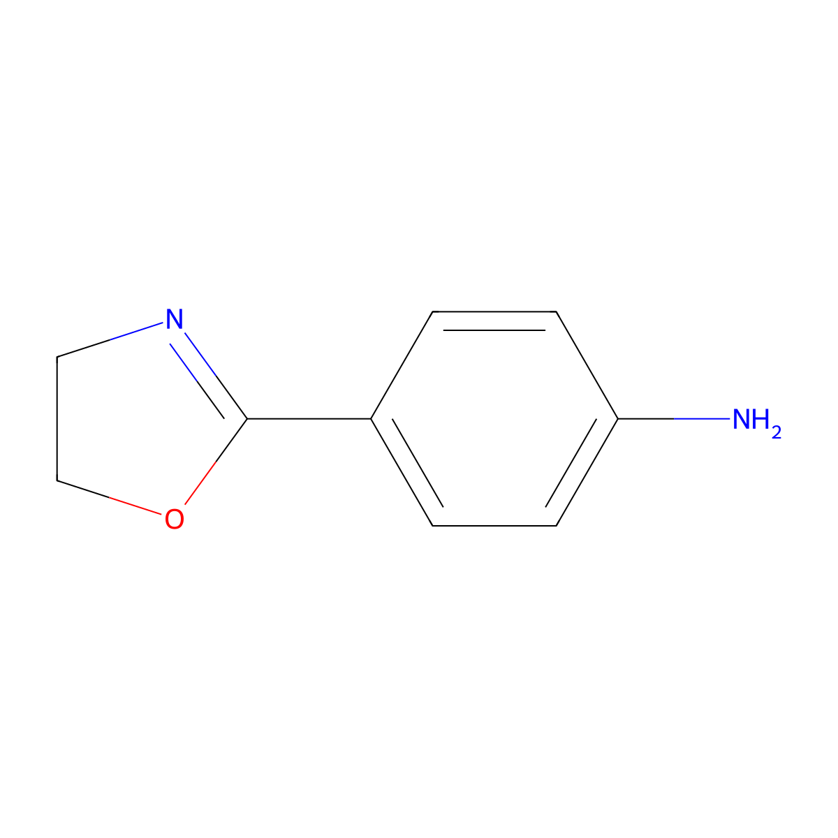 2-(4-Aminophenyl)-2-oxazoline molecular structure, CAS 54472-46-7