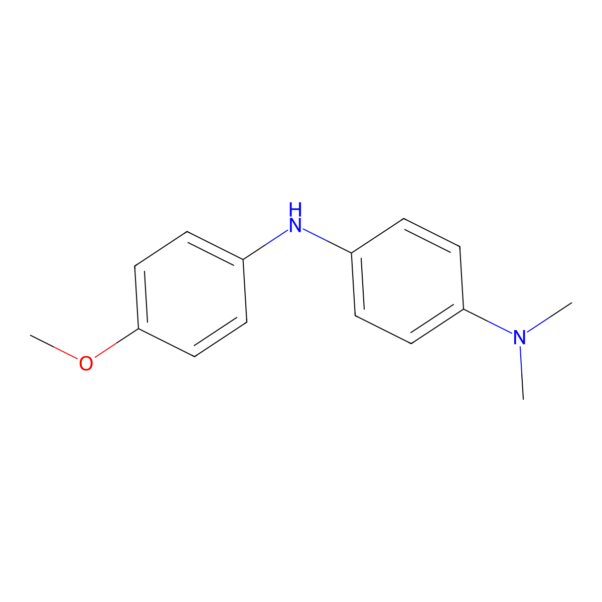 N~4~-(4-Methoxyphenyl)-N~1~,N~1~-dimethylbenzene-1,4-diamine molecular structure, CAS 54480-44-3