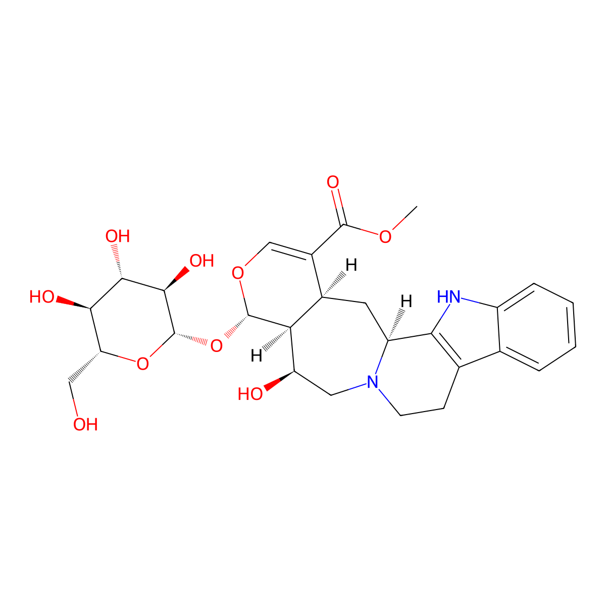 3alpha-Dihydrocadambine molecular structure, CAS 54483-84-0