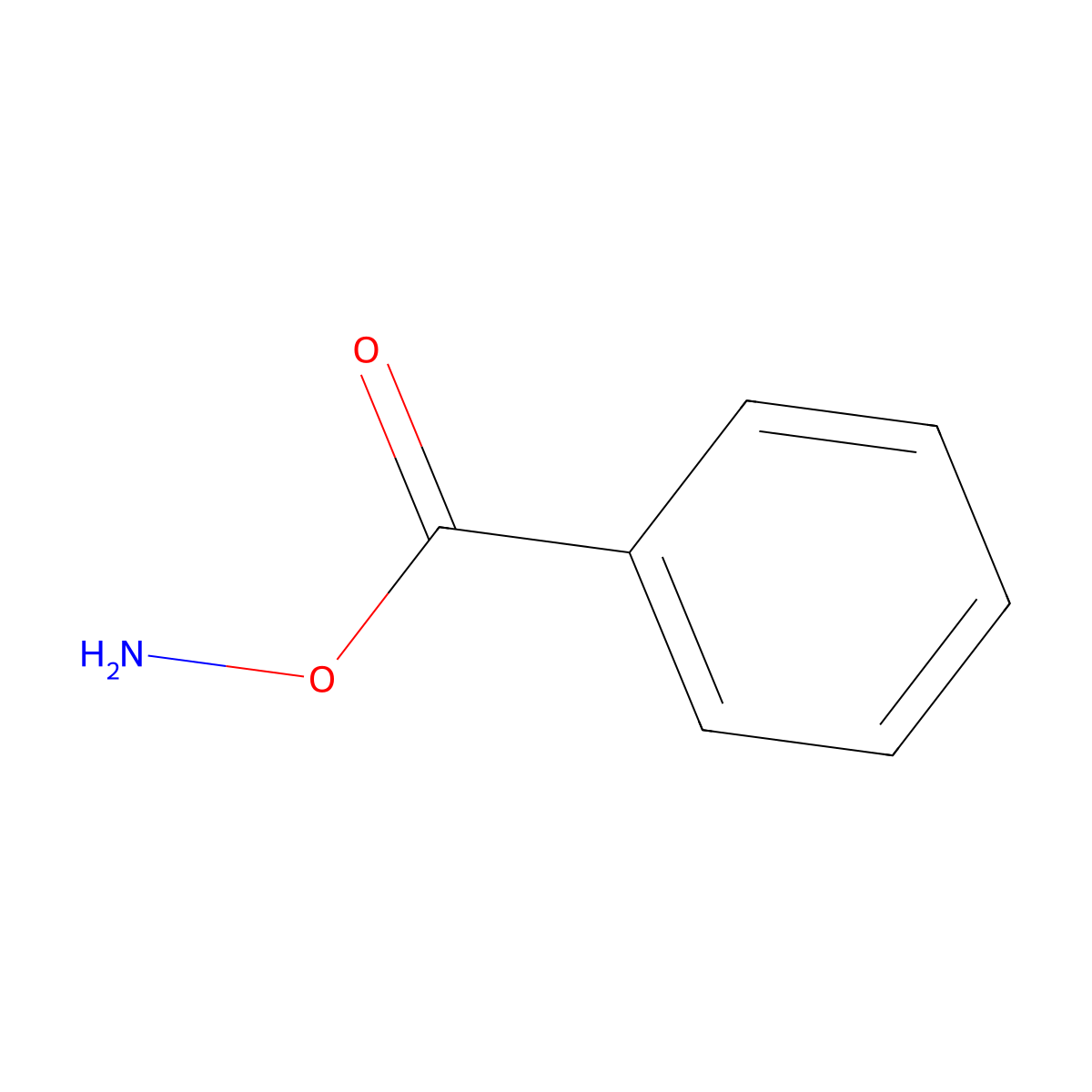 O-Benzoylhydroxylamine molecular structure, CAS 54495-98-6