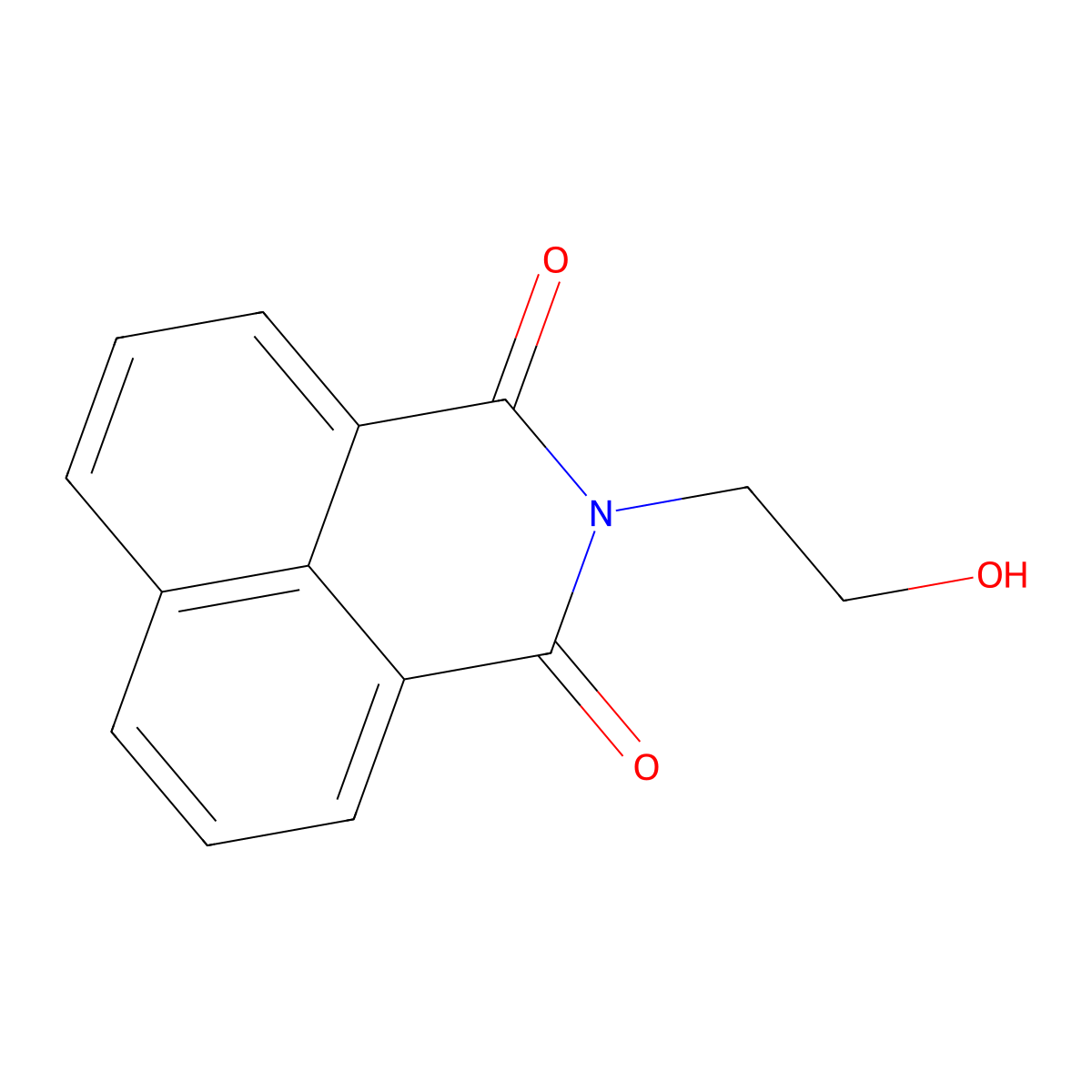 2-Naphthalimidoethyl alcohol molecular structure, CAS 5450-40-8