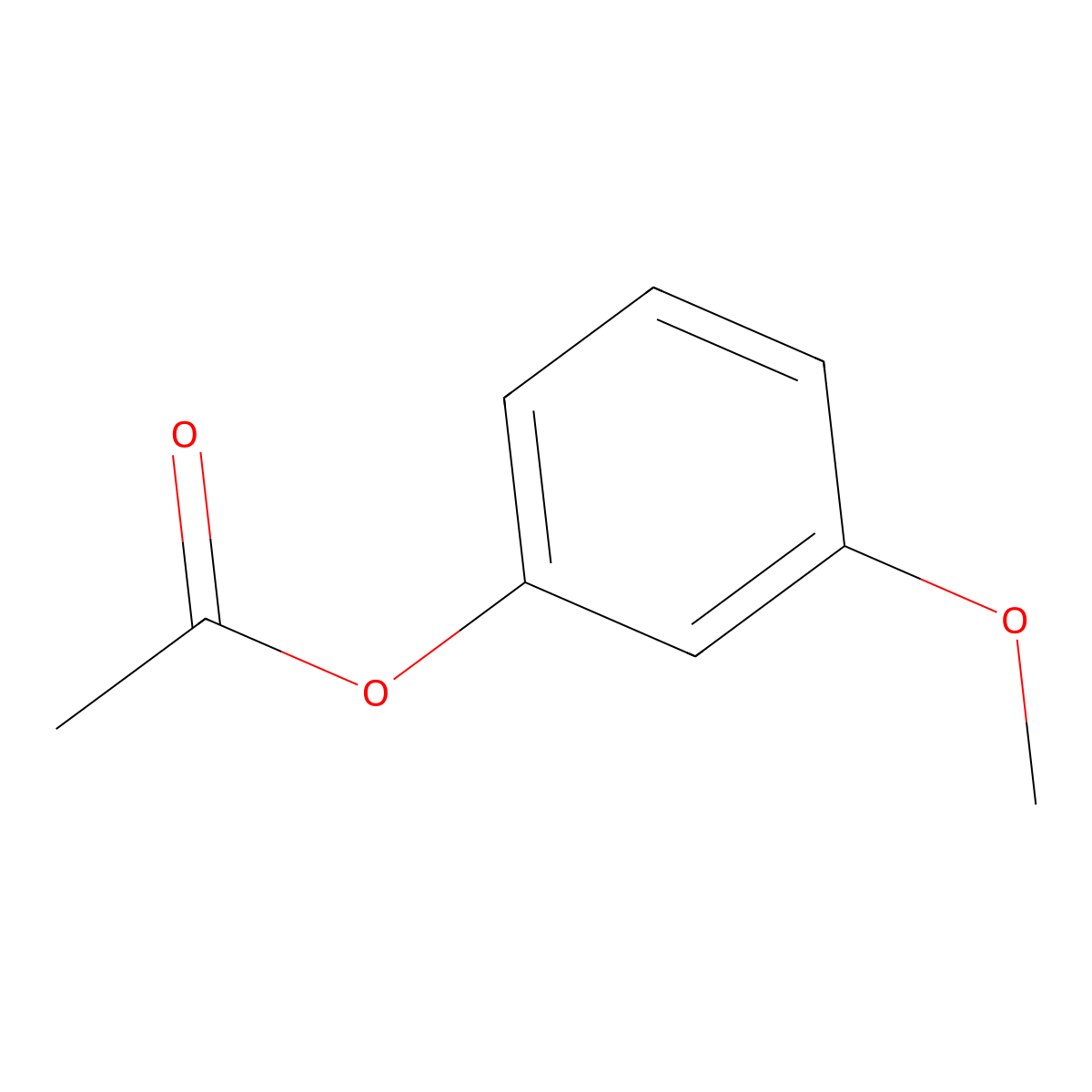 M-Methoxyphenyl acetate molecular structure, CAS 5451-83-2