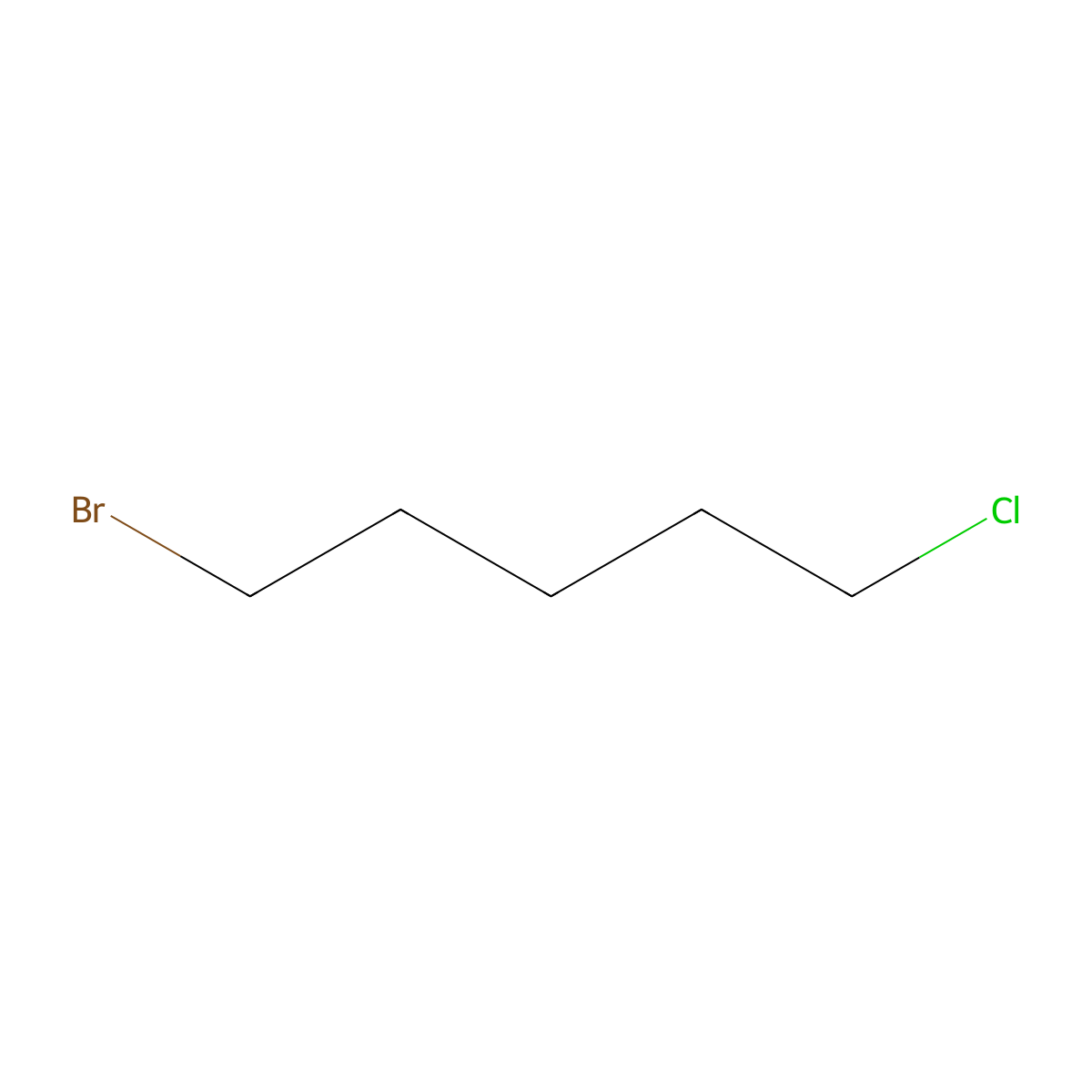 1-Bromo-5-chloropentane molecular structure, CAS 54512-75-3