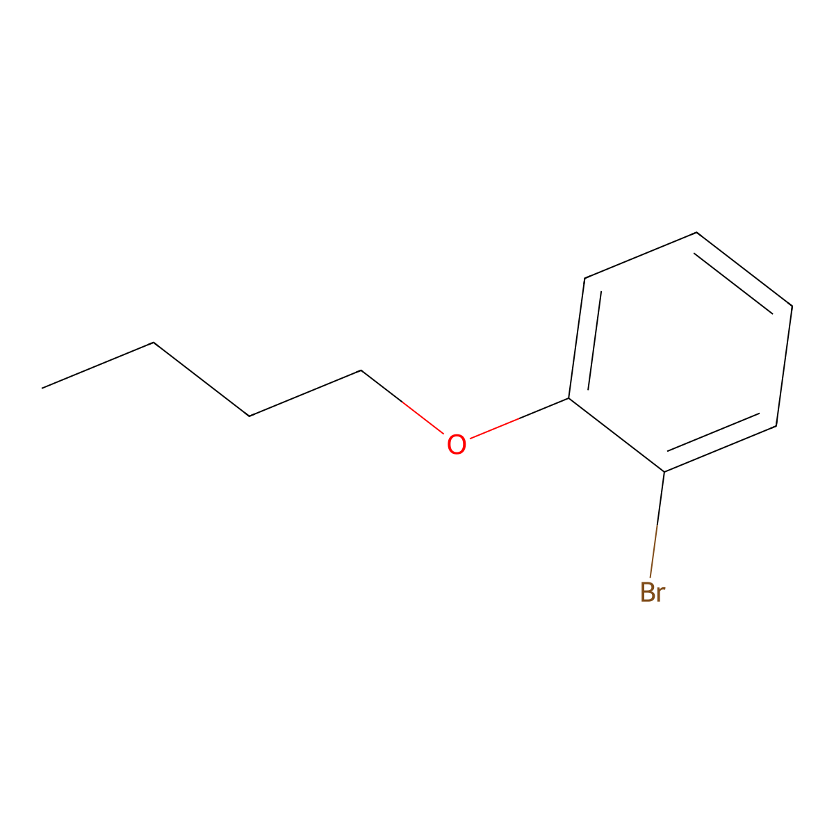 1-Bromo-2-butoxybenzene molecular structure, CAS 54514-30-6